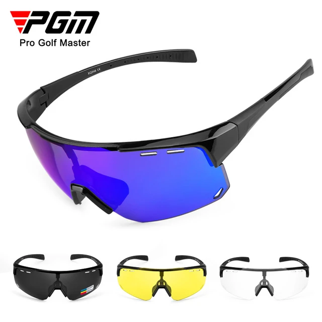 PGM Golf Sunglasses Outdoor Polarized Glasses UV Resistant 4 Pairs of Lenses  Replaceable Myopia Frames YJ004 - AliExpress