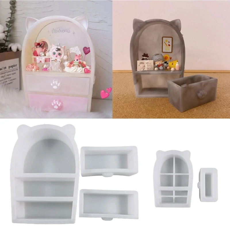 

Storage Box Mold Jewelry Rings Box Mold Suitable for Jewelry Necklace Holder Jewelry Cabinet Craft Diy Home Decoration