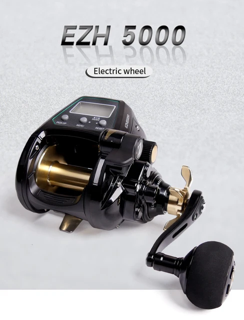 Ecooda Ezh 3000 5000 Electric Reel 8-15kg Drag Power Fish Boat Fishing Reel  10+1bb Electric Count Reel Baitcasting Fishing Wheel - Fishing Reels -  AliExpress