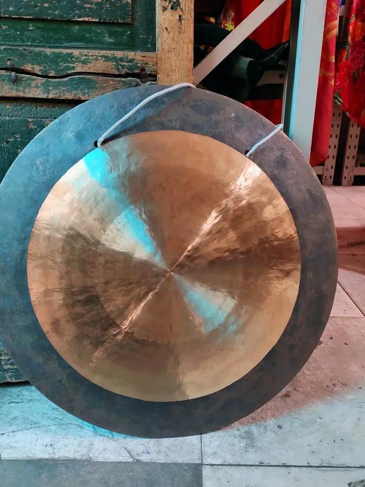 Chinese Gong Instrument Arborea Portable 14 inch 35 CM Deep Wave Gong