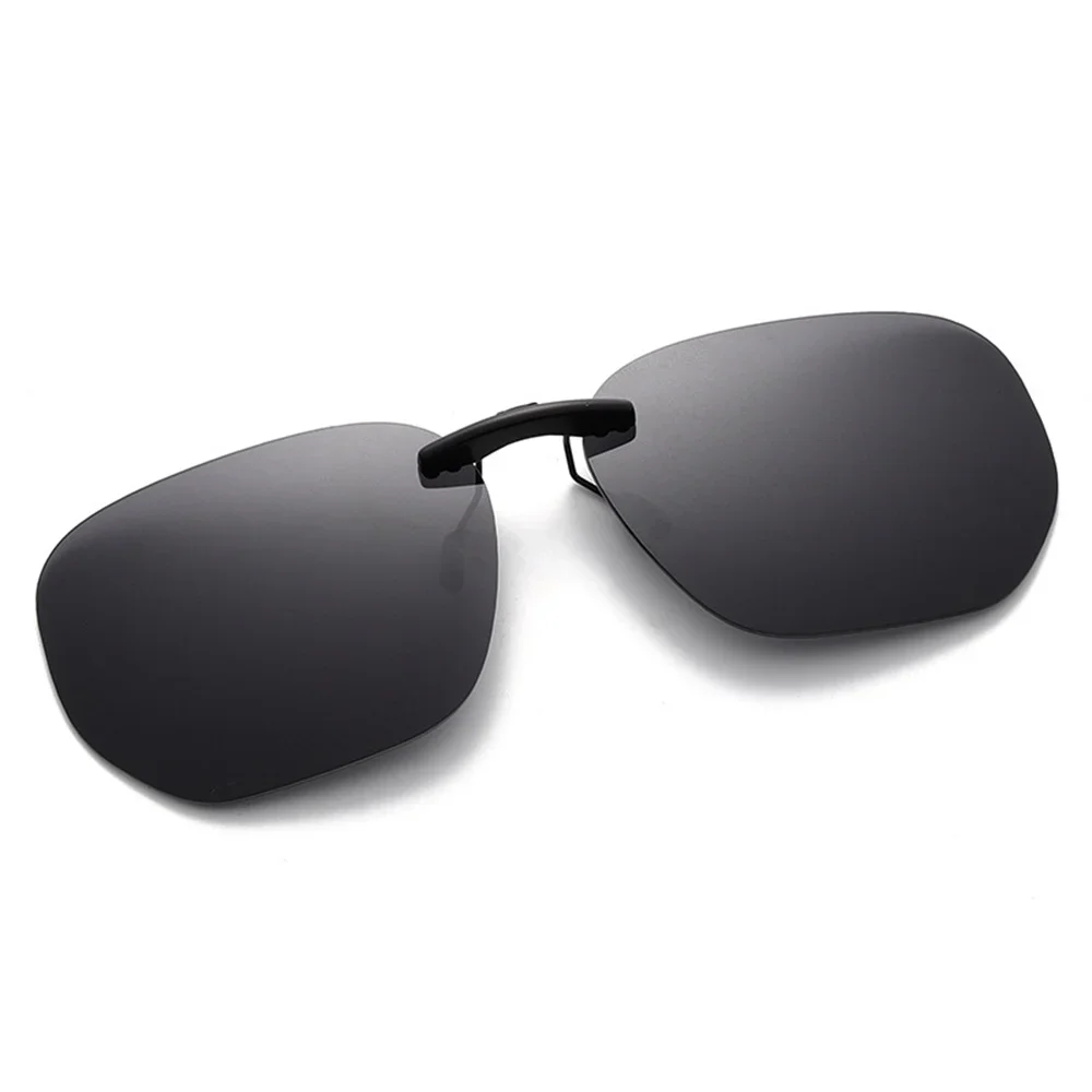 Occhiali Da Sole A Clip Polarizzati UV400 Per Donna, Visione Notturna Guida, Quadrati