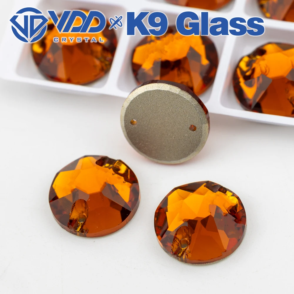 VDD 8 große 8 kleine mehrfarbige hochwertige K9-Glas-Strasssteine zum Aufnähen, Kristall-Nähsteine mit flacher Rückseite für Bekleidungsdekorationen – Detail 13