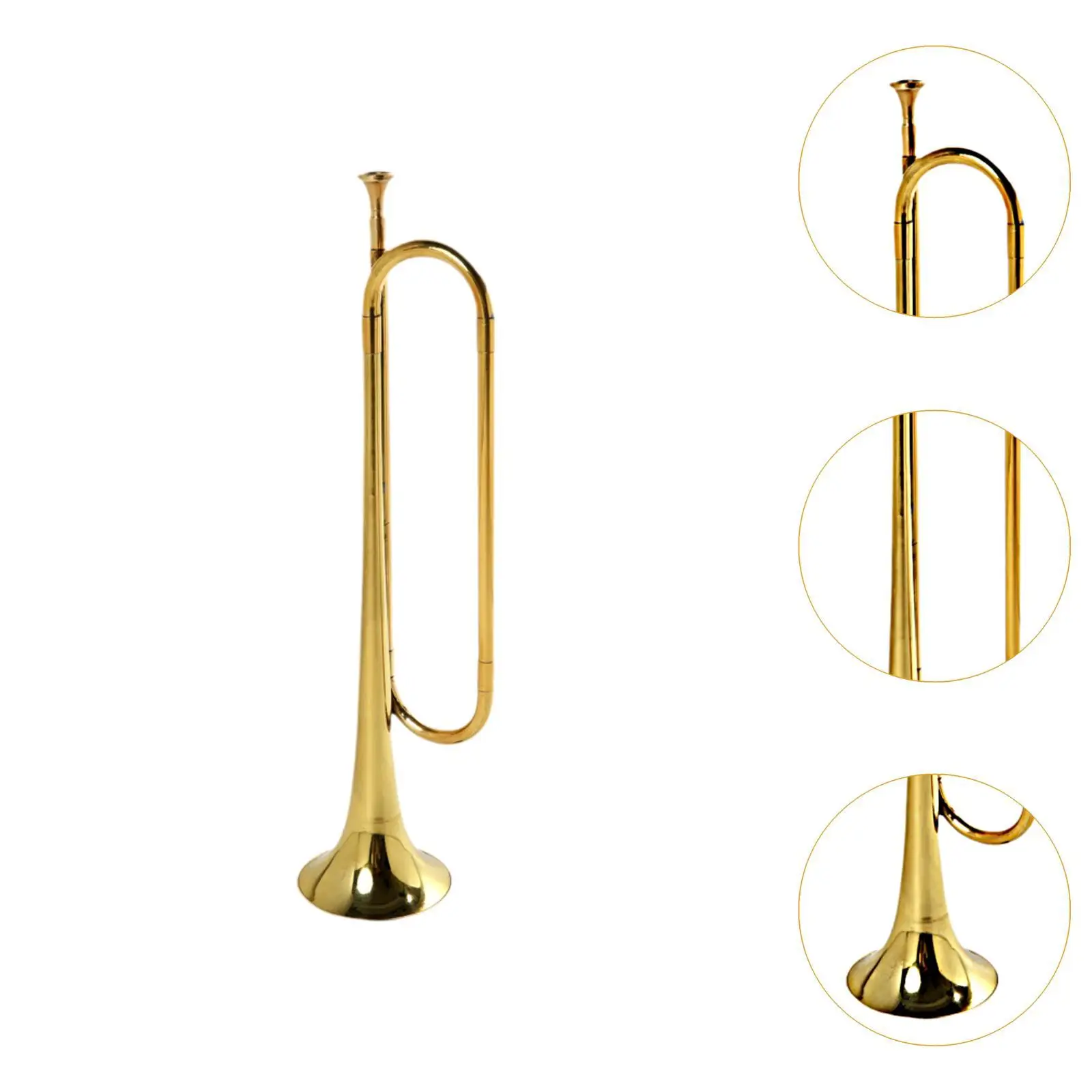 C Key Trumpet Trumpet Marching Band Instrument Youth Brass Mini Brass Instrument for Beginner Orchestra Kids