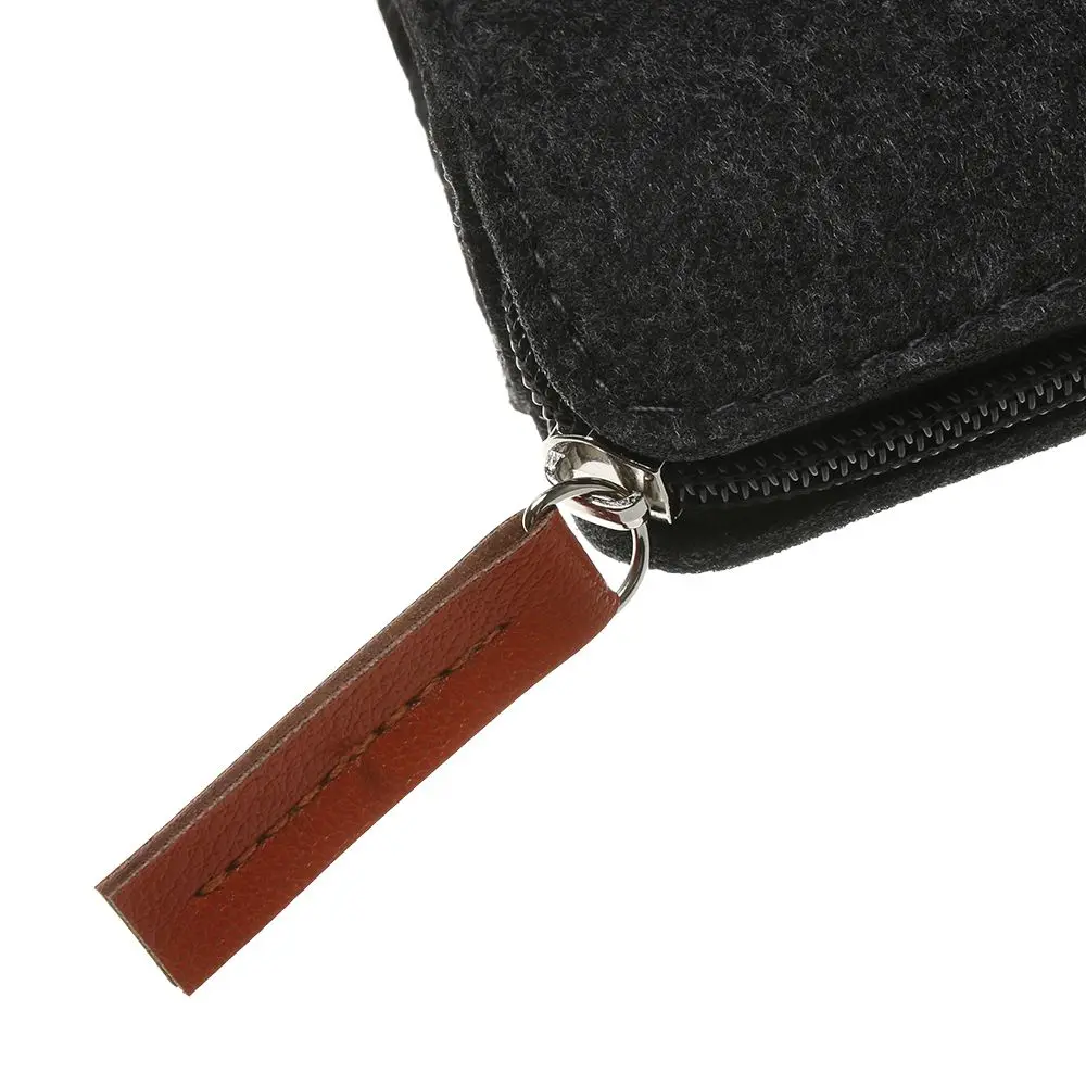 Multifunctional Wool Felt Cloth Zipper Portable Glasses Case Bag Sunglasses Case Box Soft Portatives Protector Eyeglasses Pouch