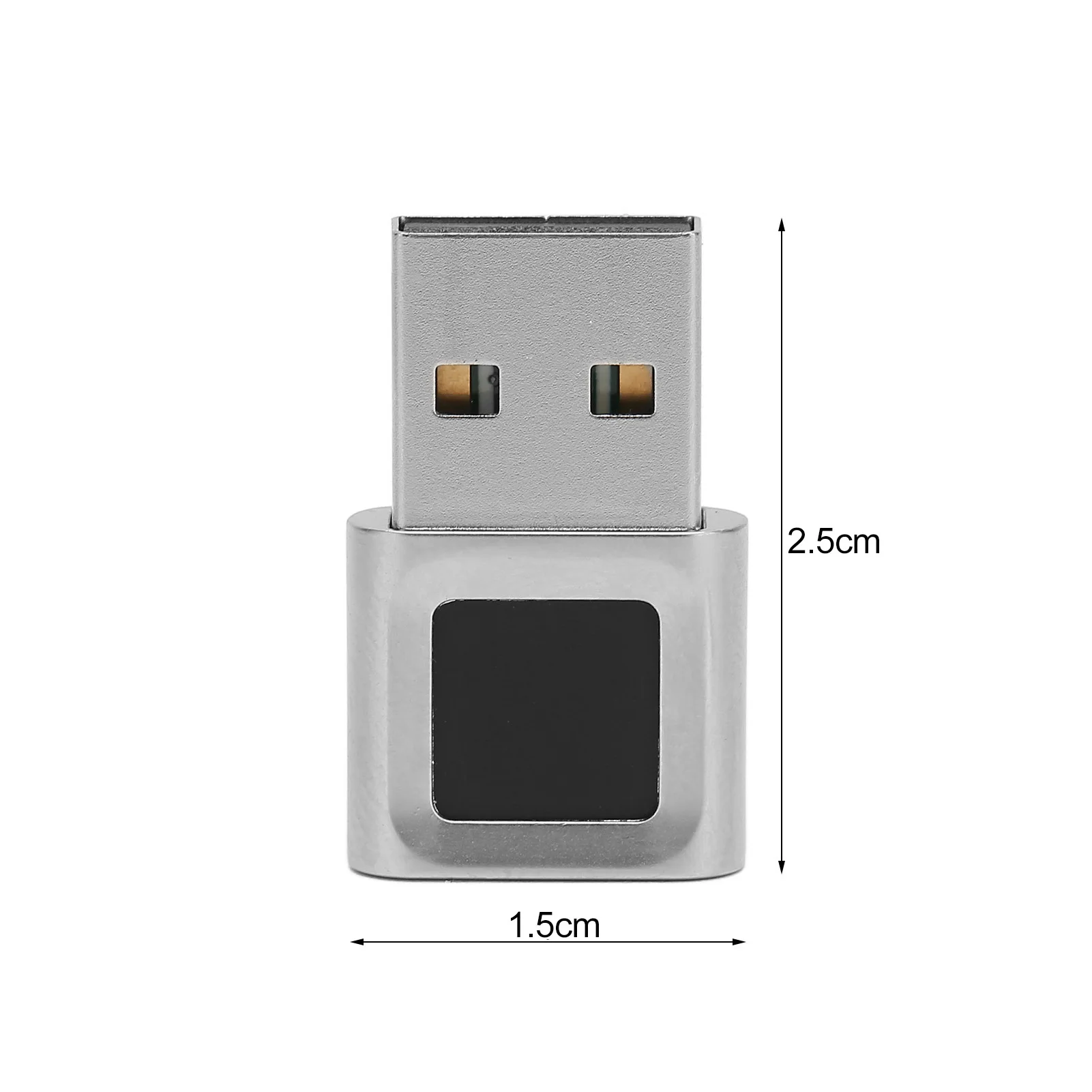 USB Fingerprint Reader Fast Matching Easy Small Size Plug and Play USB Fingerprint Sensor High Sensitivity for PC