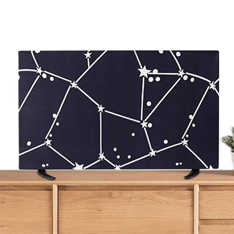 TV Hood Dust-proof Cover Towel 32 Inch 43 Inch 45 65 Household Hanging LCD TV Cover Dustproof decorative