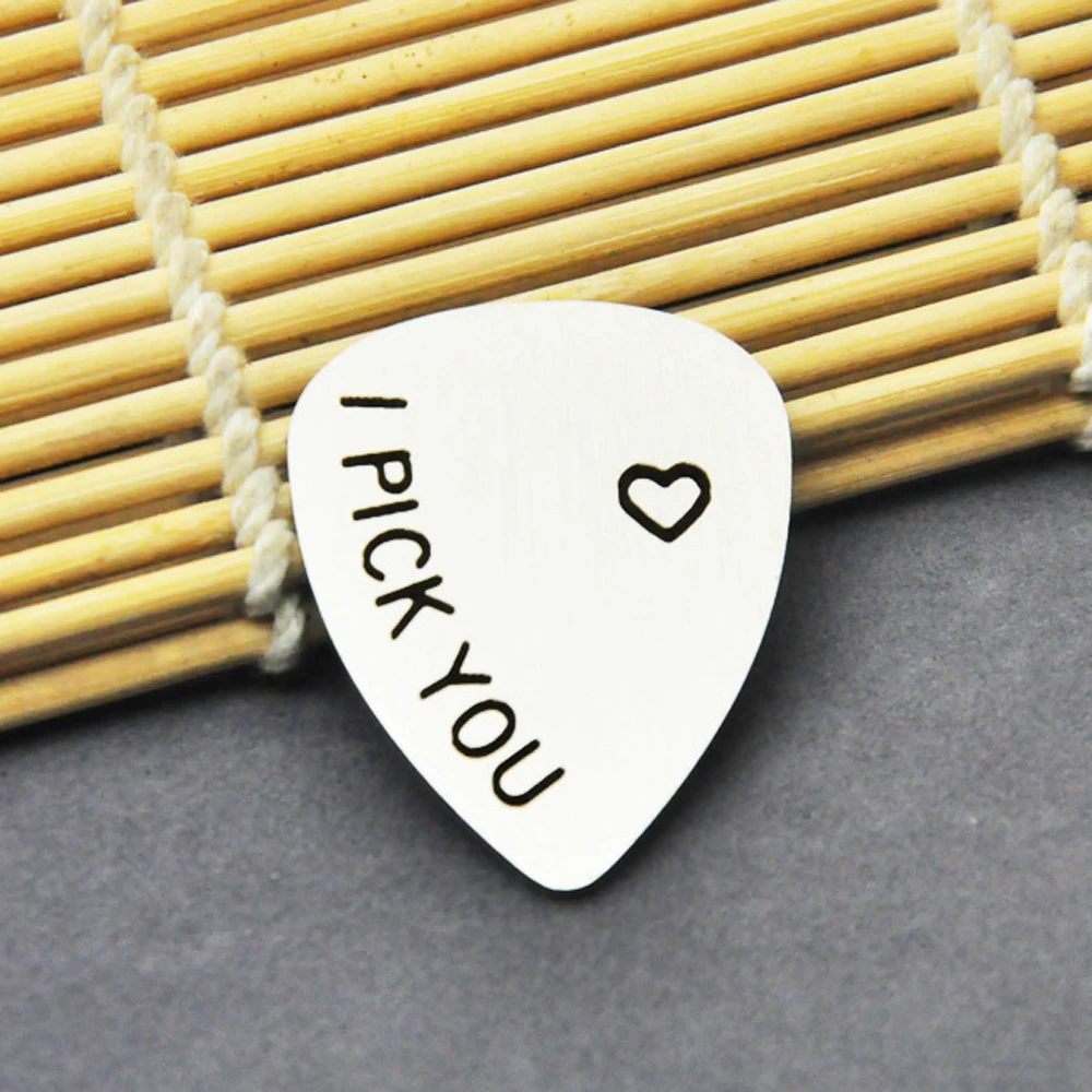 Guitar Pick Electric Bass Moderator Original Sound Guitar Picks Stainless Steel Thickness Music Instruments Accessories