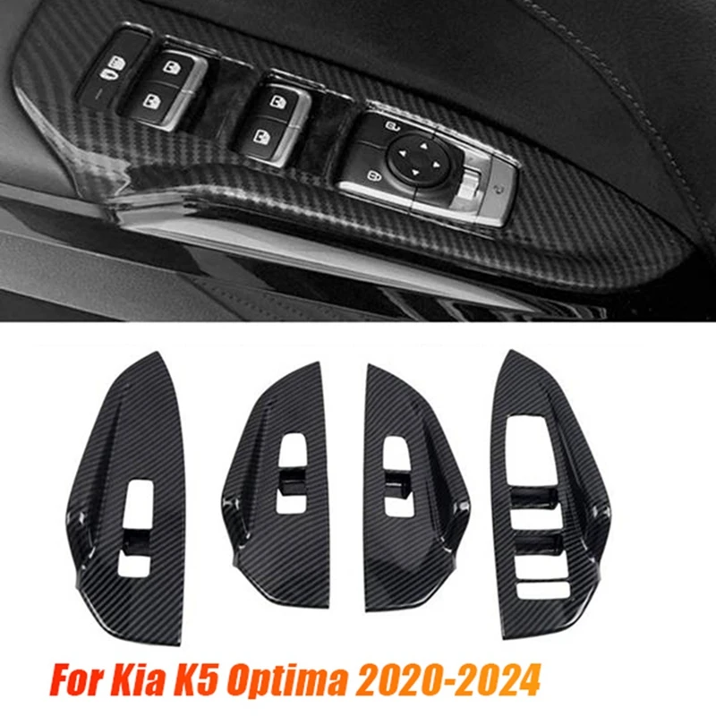 

4 шт./комплект, детали для крышки подлокотника автомобильной двери для Kia K5 Optima 2020-2024