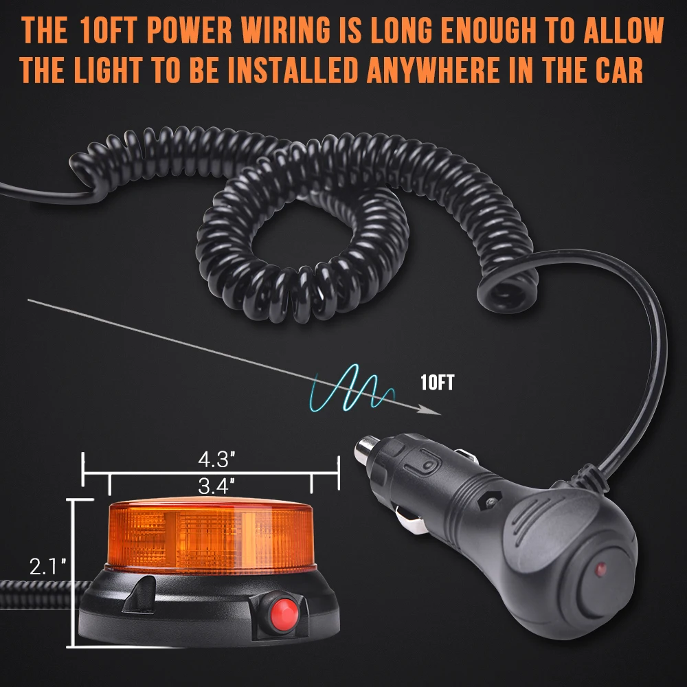 MICTUNING ��ȣ��, ����� ȣ�ڻ� ��� ����, ��� ����, ��Ʈ�κ� ����Ʈ, 10 ���, 3.5 ��ġ, 10-30V