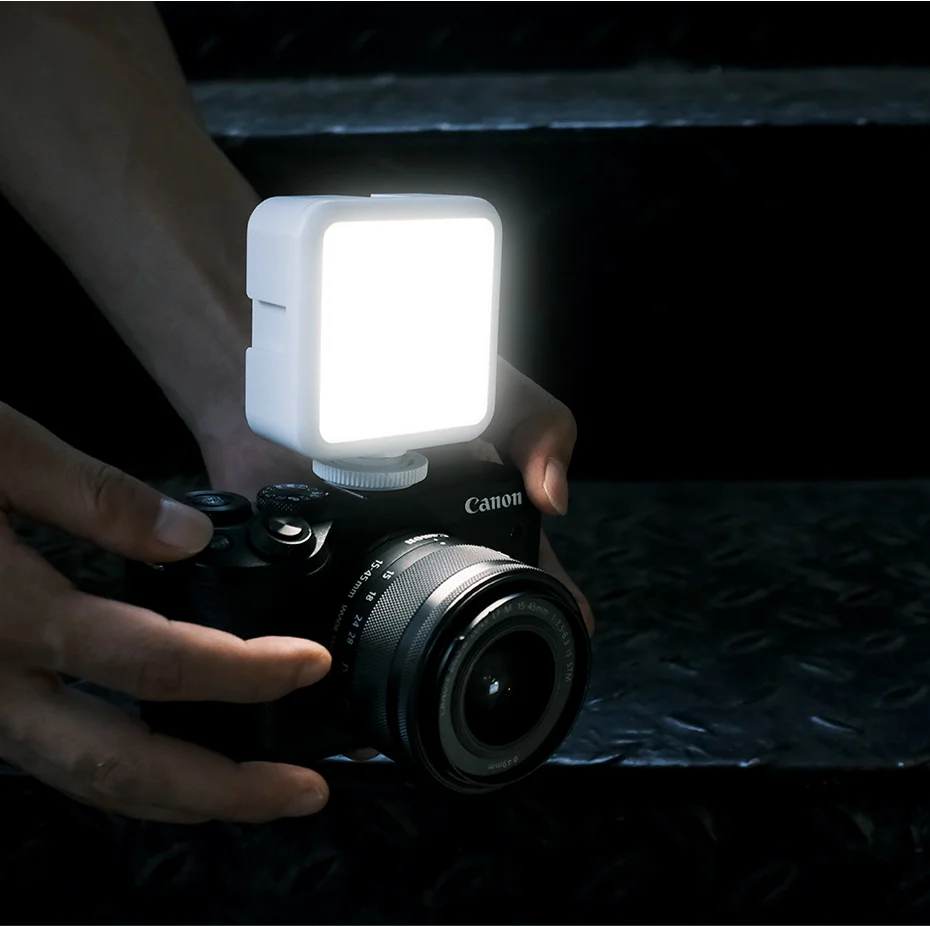VL49 Mini LED Video Light 2000mAh CRI 95+ 5500K Portable Photography Vlogger Fil