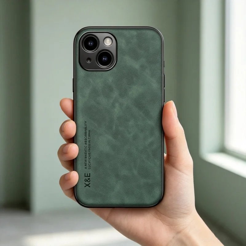 Enhanced Leather Magnetic Phone Case - Shockproof Cover
