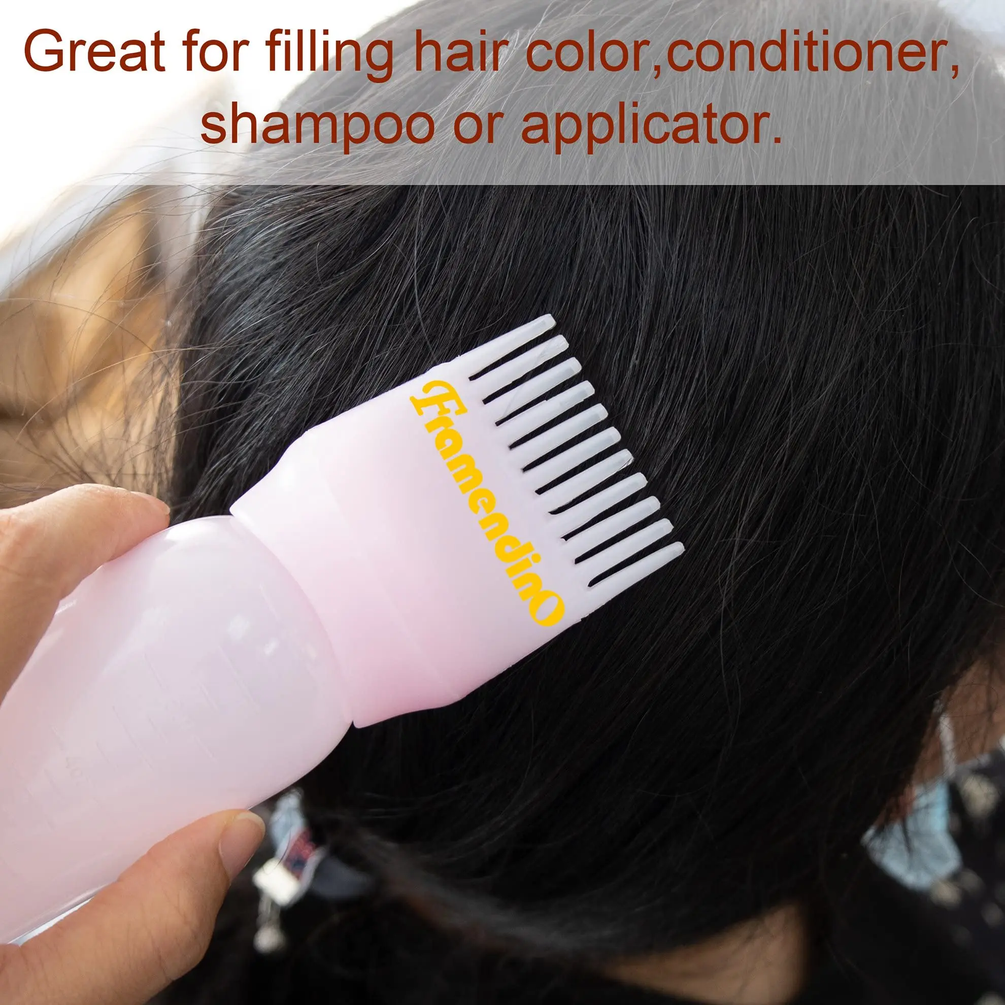 120ml Hair Dye Applicator Oil Applicator Bottle Hair Brush Dyeing Shampoo Bottle Salon Coloring Hairdressing Tool hair oil applicator bottle hair dye applicator bottle hair dyeing bottle hair dye bottle