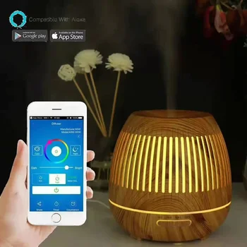 Tuya Smart Humidifier with Colorgul LED Light WiFi Aroma Diffuser Timer Wireless Control Work with Alexa Google Home Compatible 1