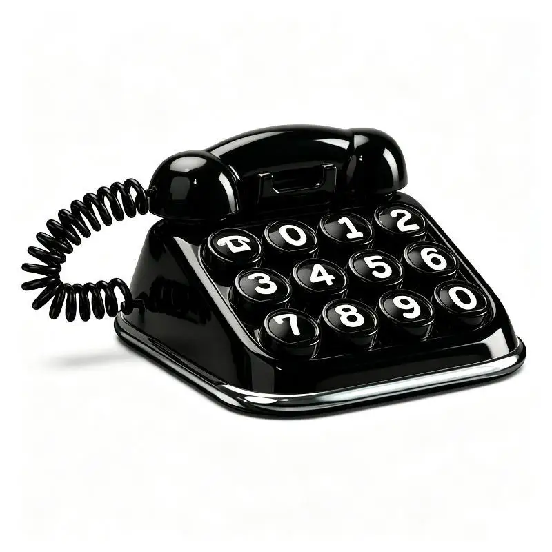 Retro Landline Style Car Parking Phone Number Sign - Easy-to-Read Interior Auto Decor Gift