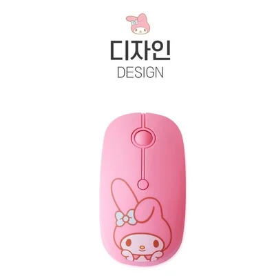 thumbnail image 1 of Ratón inalámbrico Kawaii Sanrio, accesorios de Hello Kitty, lindo anime, para ordenador portátil, de escritorio, para oficina, ratón USB silencioso, regalo de Navidad, 1 of 5