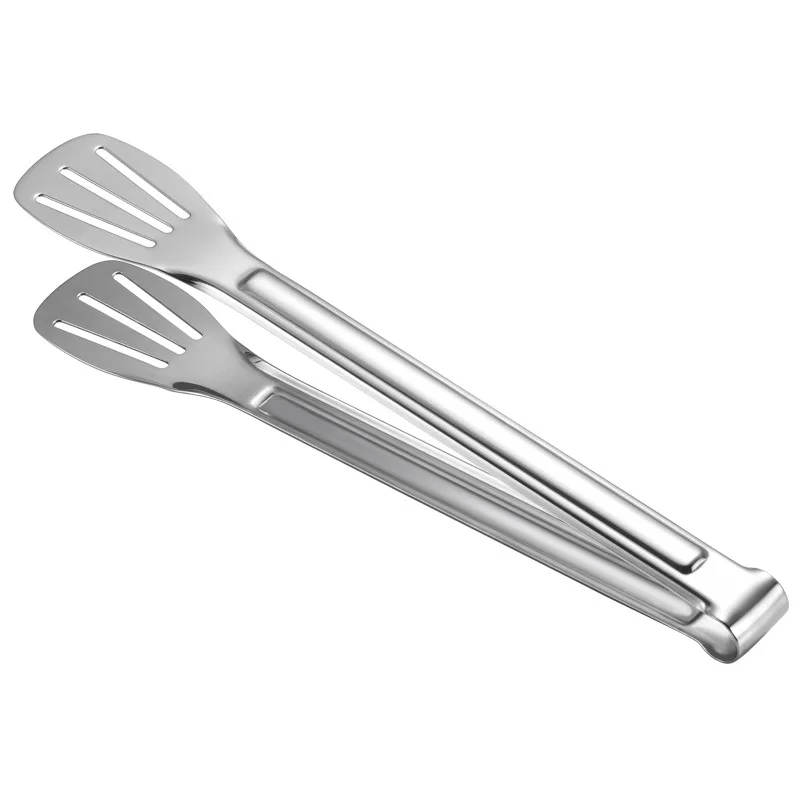 304 stainless steel food clip kitchen thickened buffet food clip barbecue steak three-line bread