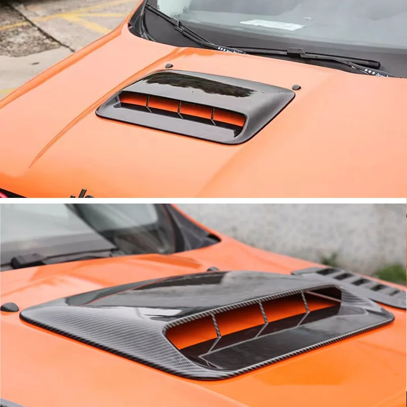 Car Hood Scoop Air Intake Vents Decoration Cover For Ford Ranger Niva Lada 4x4 Tuning Jeep Wrangler Jk Land Rover Defender Jetta hood vents