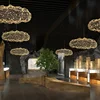 Modern Floating Cloud Pendant Lights Hotel Restaurant Industrial Chandelier for Office Bar Lamp Design Suspended Light Luminaire 4