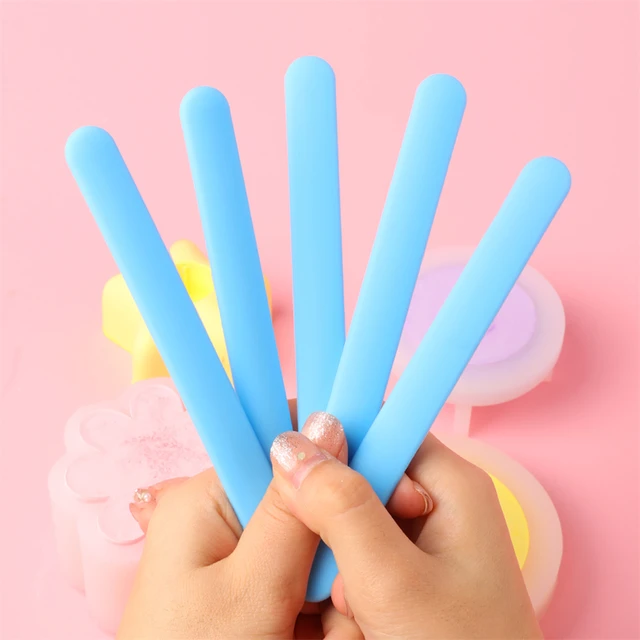 3Pcs 4-Inch Silicone Stir Sticks Reusable Epoxy Resin Stirring Rod for  Mixing Resin Paint Liquid DIY Craft Making Tools 8 Colors - AliExpress