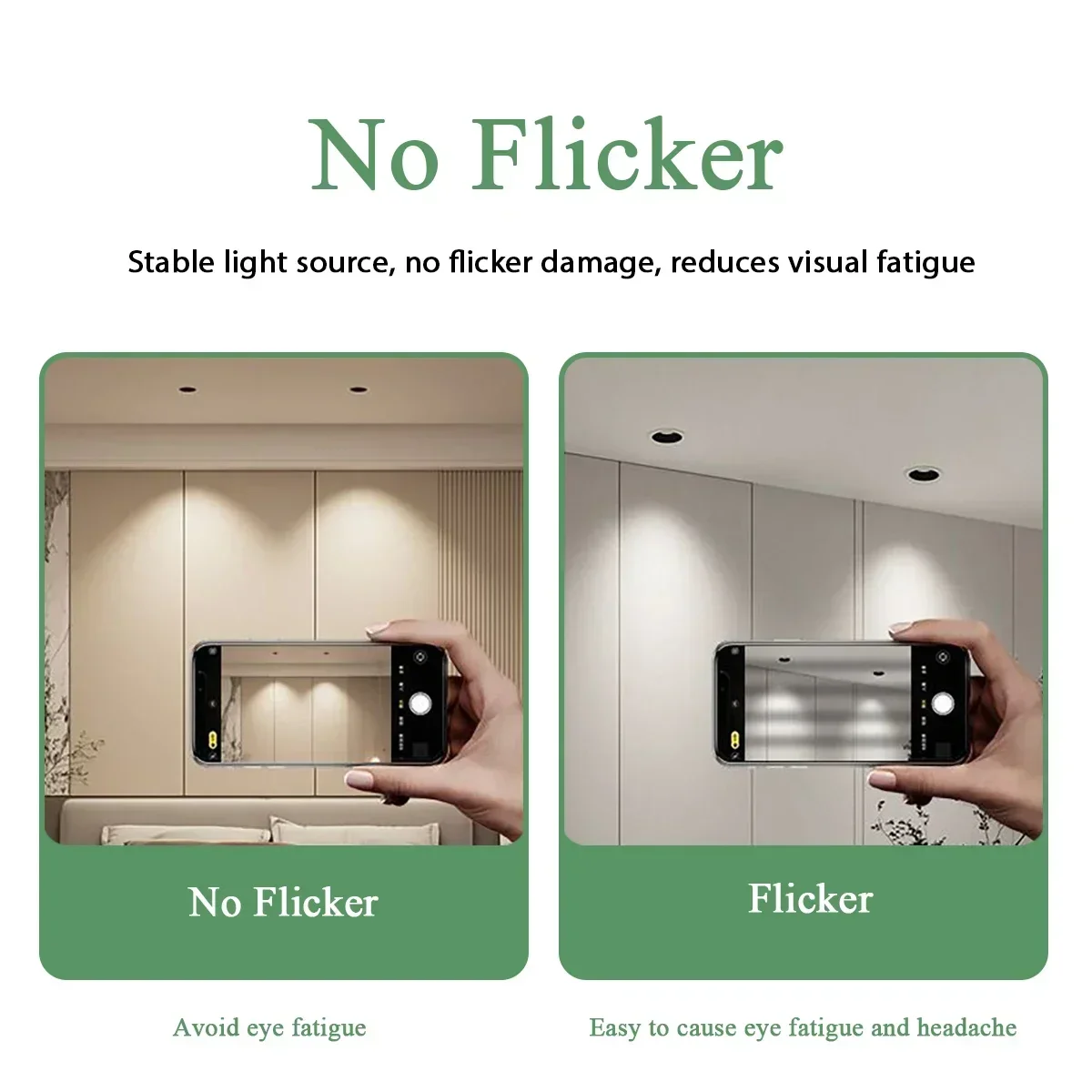 LED Spotlight 2PCS GX53 LED Bulb AC85-265V 100lm/W 120degree High Power Day Light Source