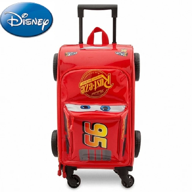 Lightning McQueen-Mini maleta de viaje de dibujos animados para niños, con ruedas, Juguetes - AliExpress Mobile