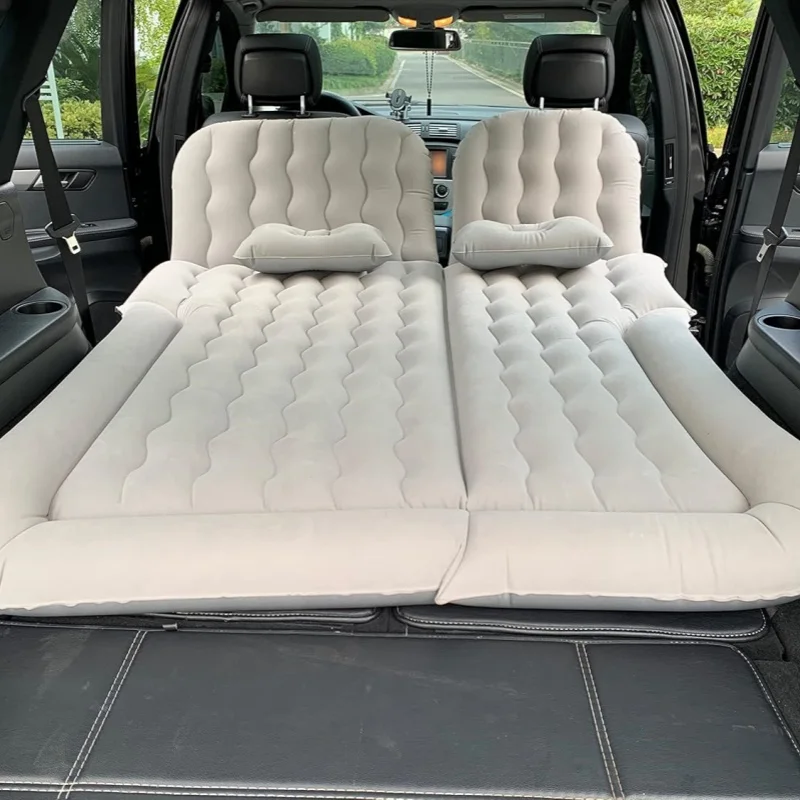 Auto Inflatable Mattress Back Seat Travel Comfortable Mattress Portable Outdoor Camping Folding Flocking Pad For Hiking inflatable mattress,camping mattress