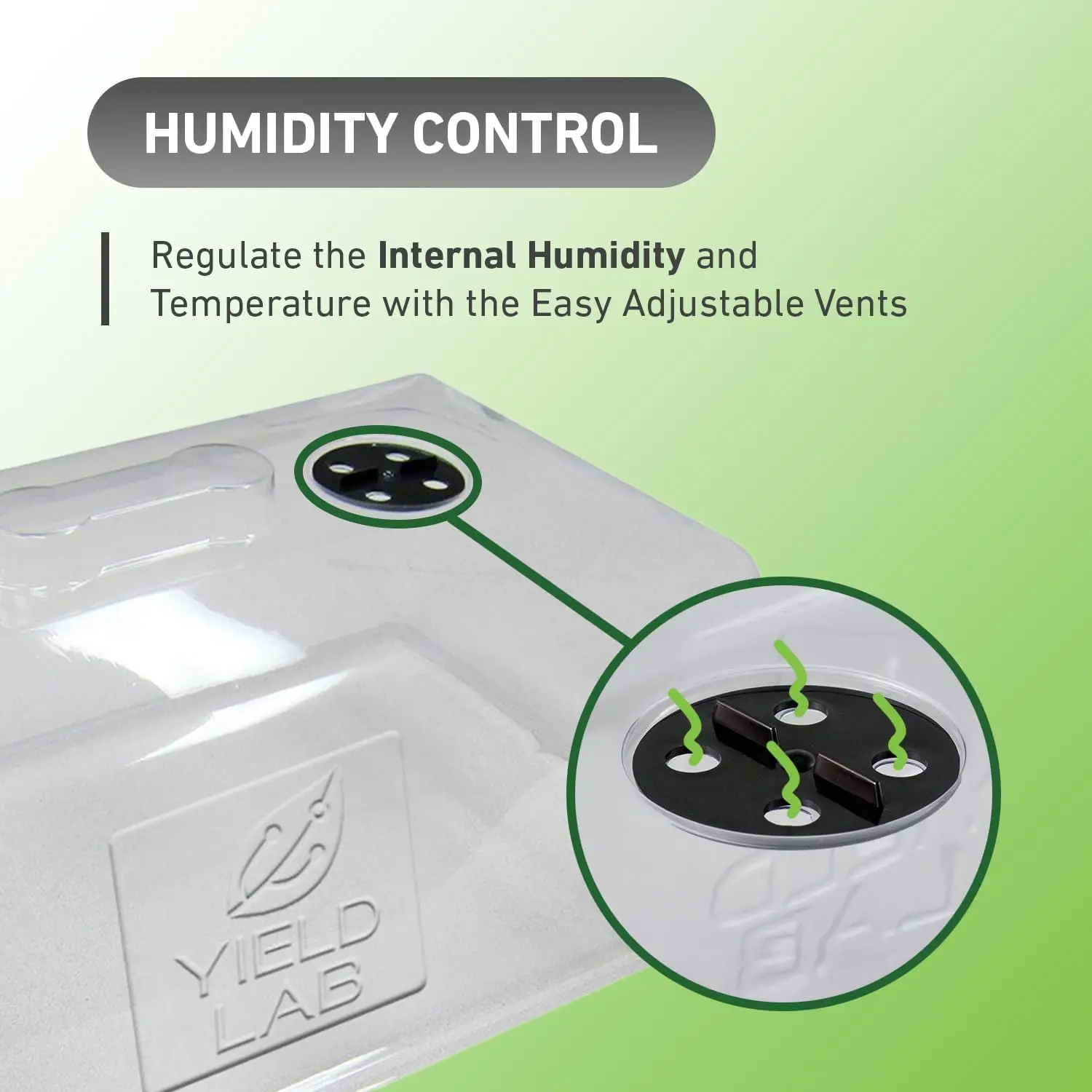 7-inch propagation dome-5 loaded moisture-permeable domes-for seedling, germination, soil and hydroponic gardening