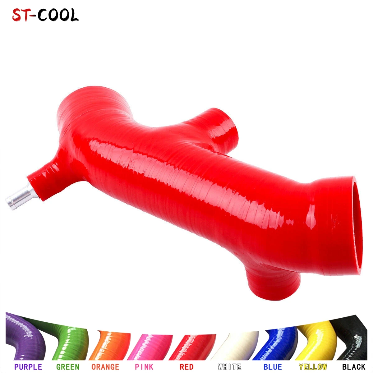 

For Toyota Tacoma 1995-2004 1996 1997 1998 2001 2002/ 1998-2000 1999 4Runner V6 3.4L Air Intake Silicone Hose Pipe 1Pc 10 Colors