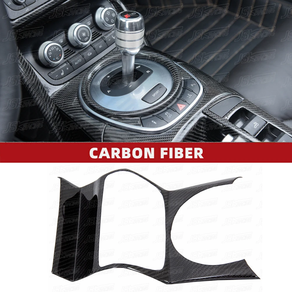 

Dry Carbon Fiber Control Panel Surround Cover Trim For Audi R8 V8 V10 2008-2015（JSKADR808065）