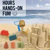Baby Castle Beach Toy Set Large Outdoor Seaside Kindergarten Sand Pool Mold Kids Water Play Sand Tools Sea & Beach Sand Props 4