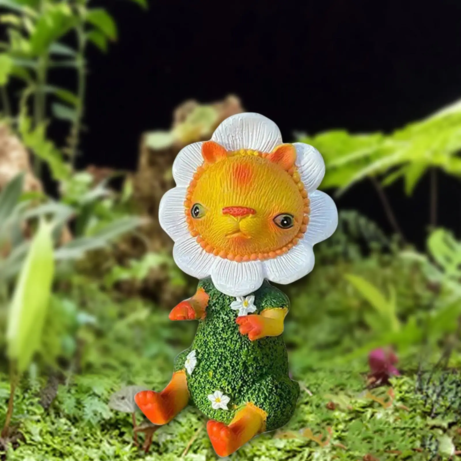 

Garden Resin Ornaments Decorative Garden Statue for Tabletop Courtyard Lawn