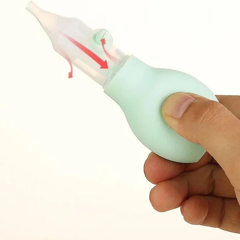 Description Picture 5 of itemNew Born Silicone Baby Safety Nose Cleaner Vacuum Suction Children Nasal Aspirator New Baby Care Diagnostic-tool Vacuum Sucker