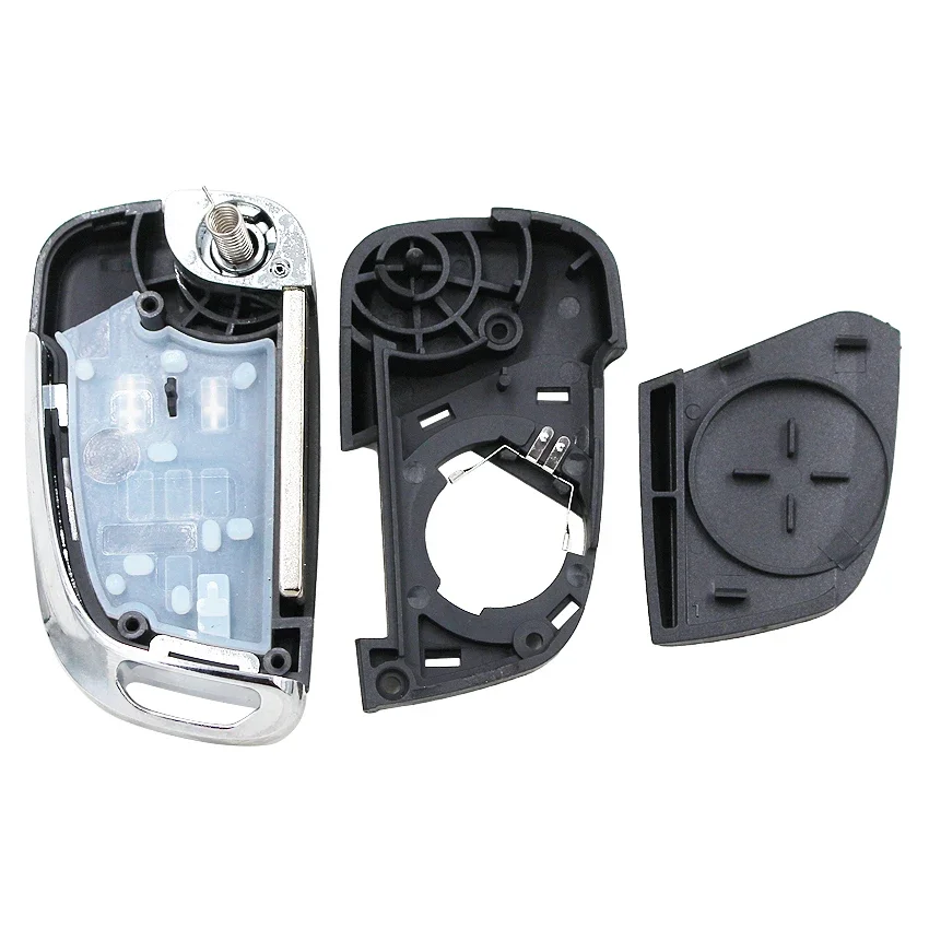2 Button Modified Flip Folding Key Shell case fob for Chevrolet Aveo Cruze Orlando Trax Uncut HU100 Blade