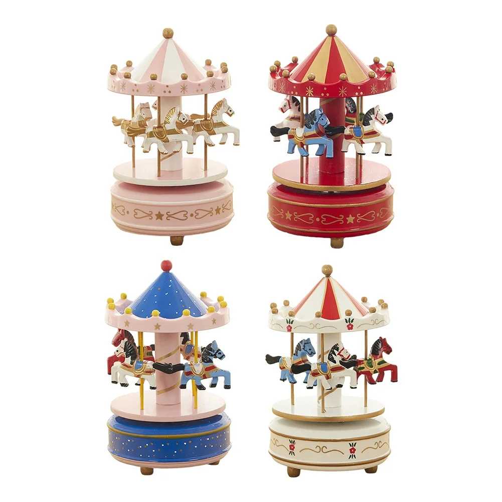 Home Decoration Room Decoration 105*190mm Romantic Music Box Vintage Music Box No Battery Required Toy For Children