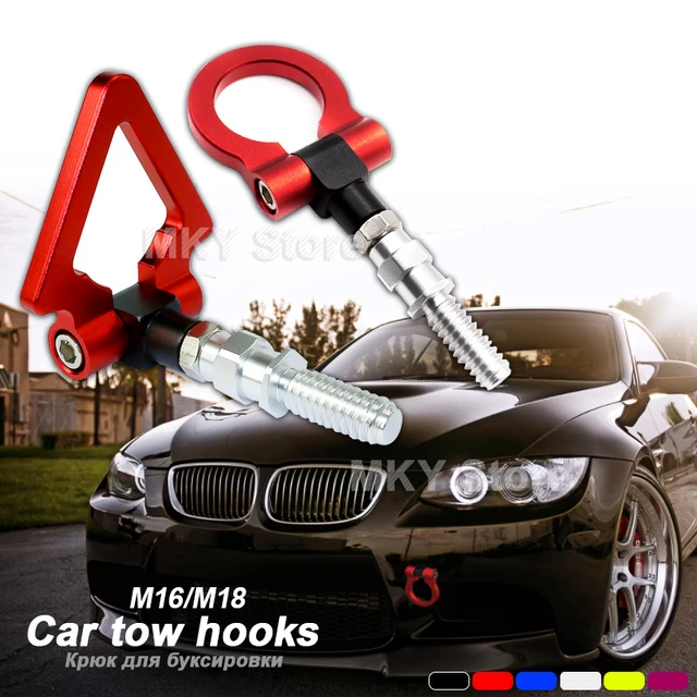 JDM Racing Tow Anhänger Haken Für Europäische Autos M16 Japanischen Serie  Auto M18 Abschleppen Bars Für BMW Buick Volkswagen Auto tow Haken Fit -  AliExpress