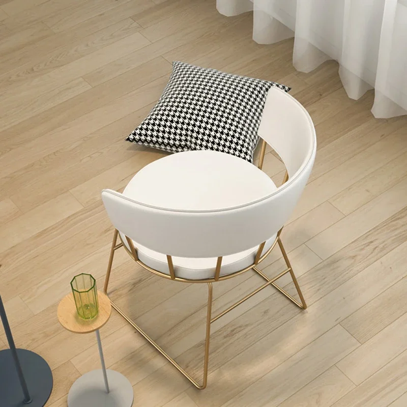 

Floor Nordic Dining Chair Bedroom Office Party Design Modern Minimalist Dining Chair Sofa Cadeiras De Jantar Luxury Furniture