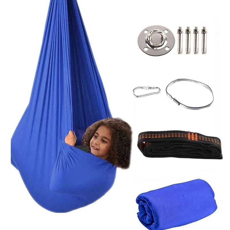 

Therapy Swing Indoor Sensory Cuddle Swings for Autism ADHD Relax Calm Hug-Like Calming Spin Stretchable