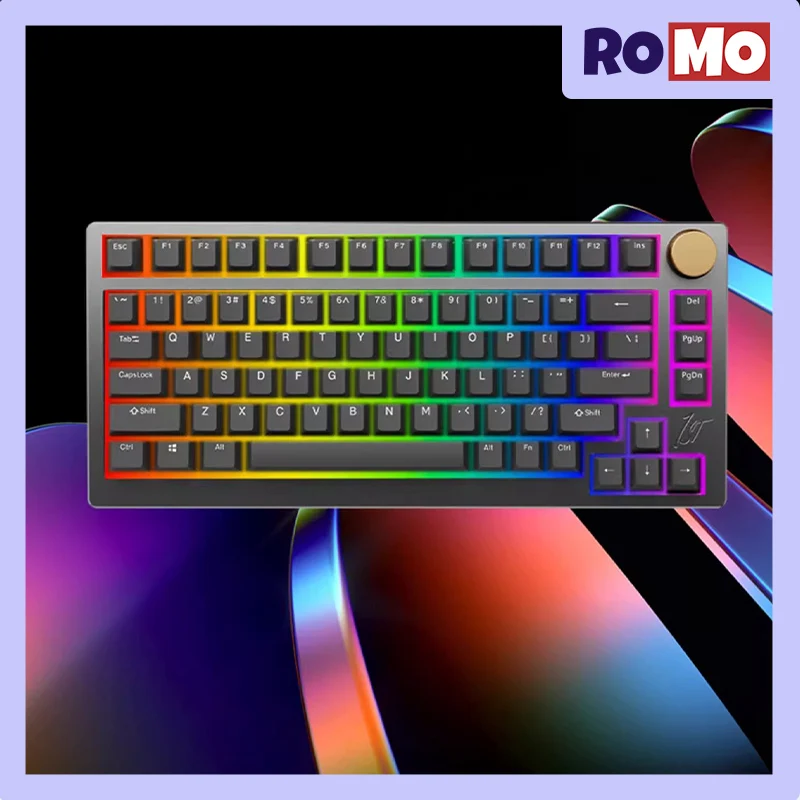 Механическая клавиатура Ariya с тремя режимами, комплект с 81 клавишами, RGB PBT N-Key Rollover Keyboard Kit