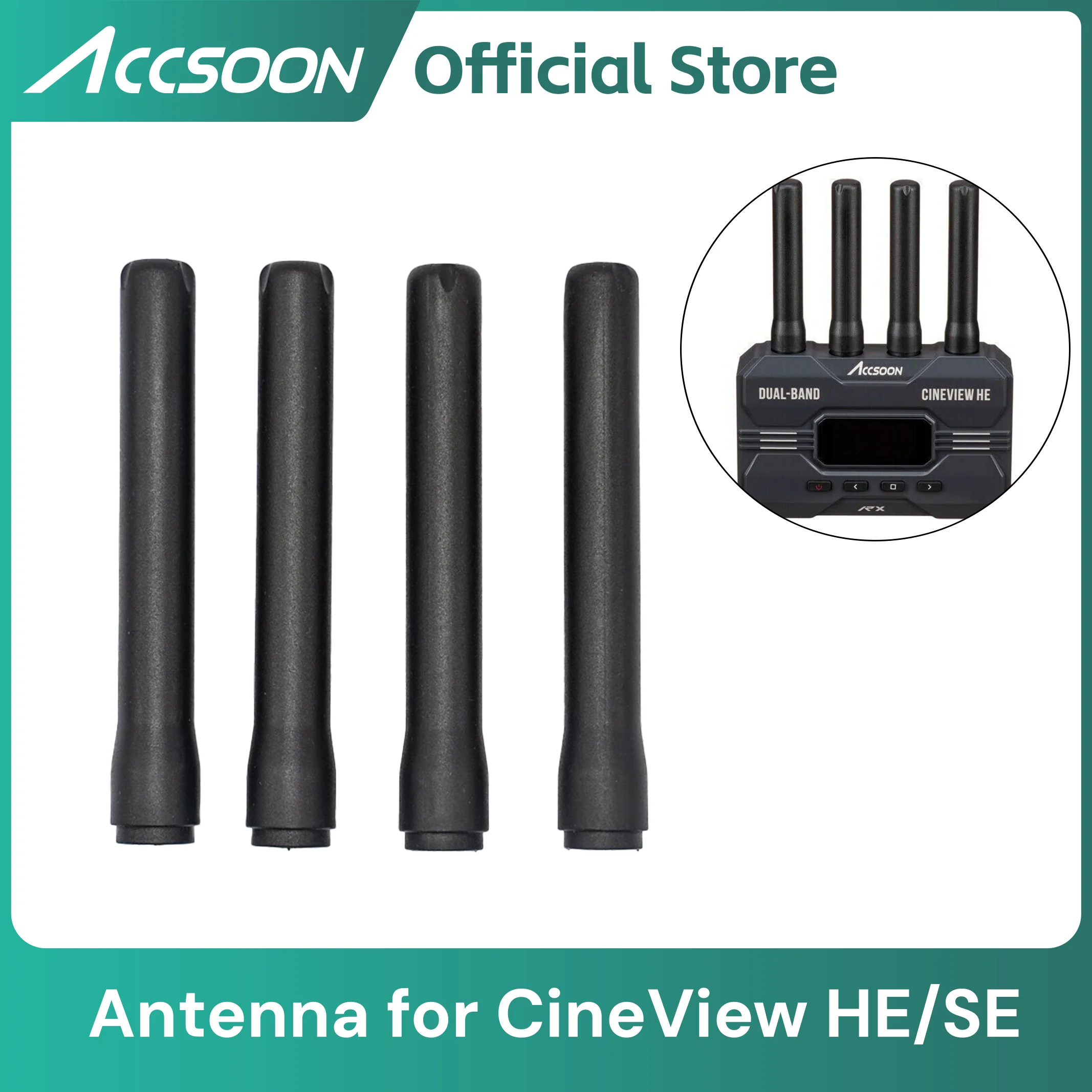4Pcs Accsoon Dual-band Antenna For Accsoon CineView SE CineView HE Spare Antenna Official Accessories