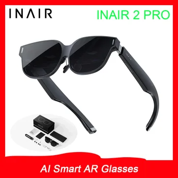 Occhiali AR intelligenti INAIR 2 PRO AI | Interruttore di realtà/virtuale | Display da 135" 120 Hz | Modalità multi-schermo e ultra ampio