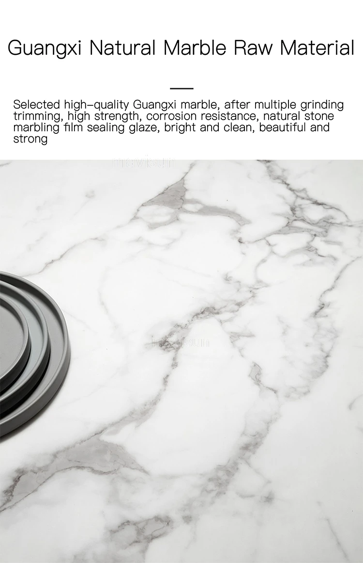 | طاولة طعام رخام مستديرة