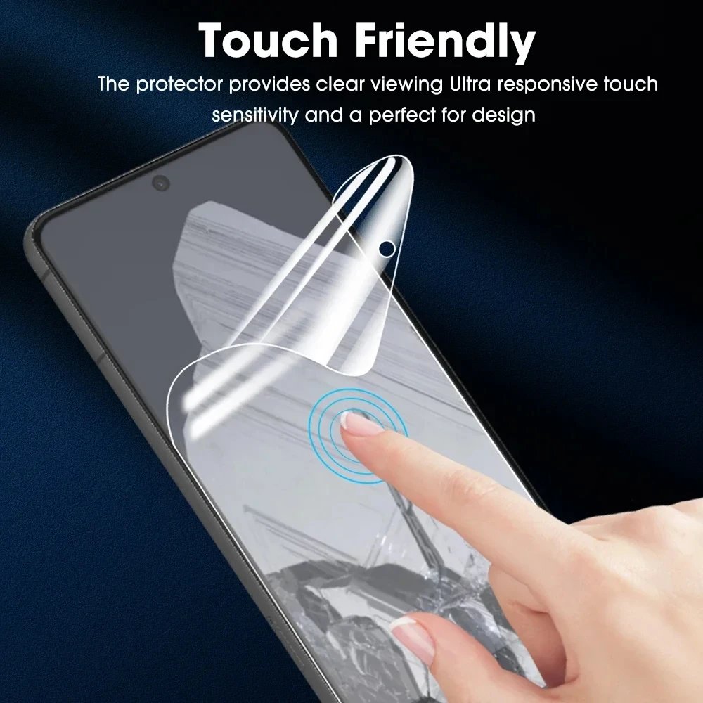 Premium Hydrogel Screen Protector Film Set - Pack of 4