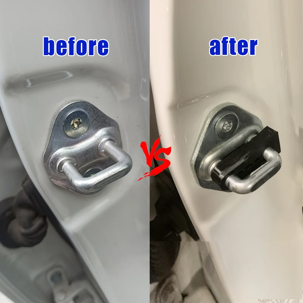 Car door lock damper 4pcs Auto Door Lock Damper er Deadener Shock-Absorbing Damping Protector reduce the noise For Toyota Yaris Cross New