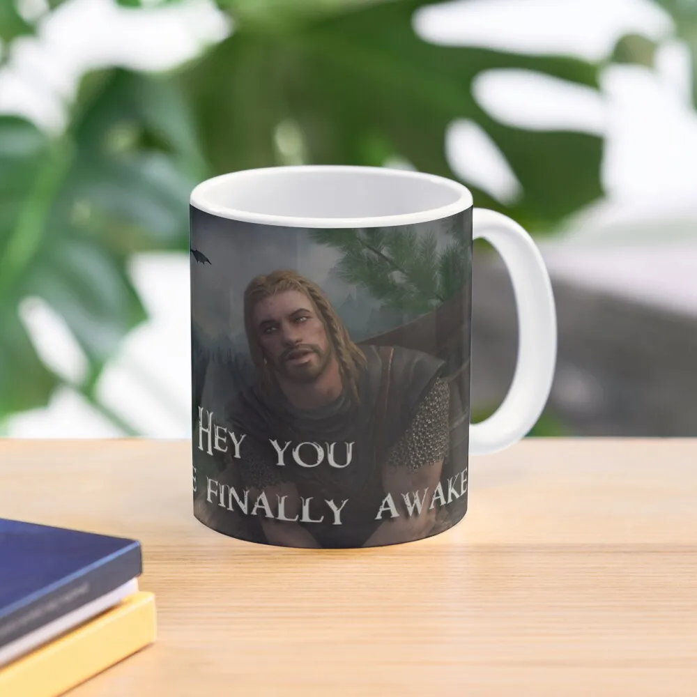 

You're finally Awake! Coffee Mug Cups Of Anime Cups Thermal Cups To Carry Mug
