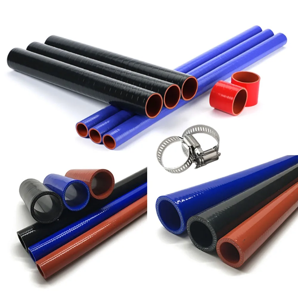 Silicone hose high temperature resistant connecting tube intercooler hose cuttable rice tube multi-layer laminated silicone crankcase breather hose set heater hose connector