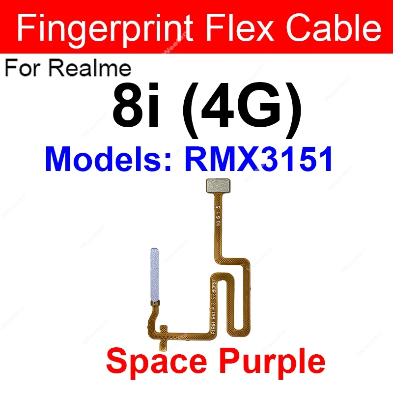 Fingerprint Sensor Flex Cable Power Button Touch Flex Ribbon Replacement