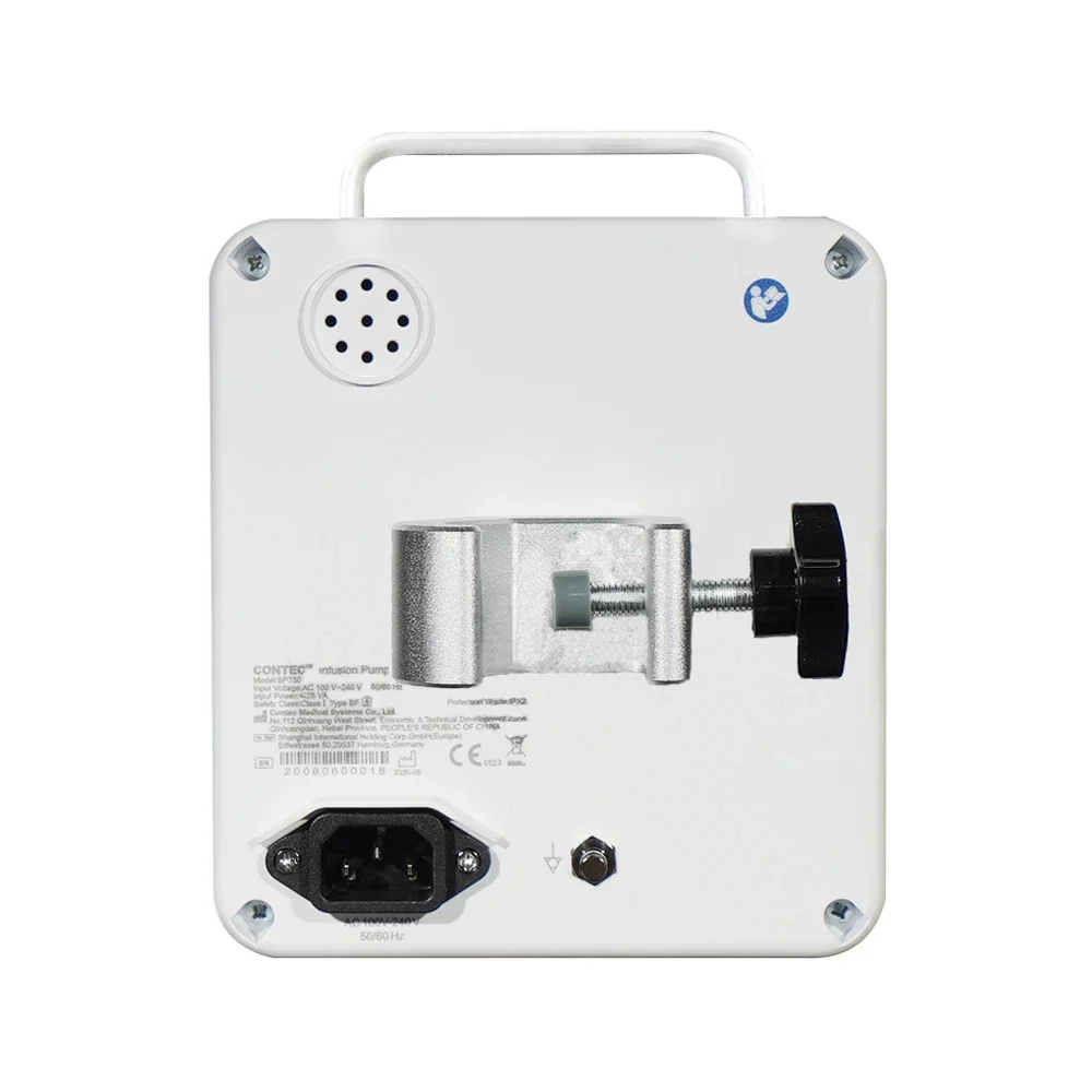 SP750 Portable Medical Infusion Pump Electronic LCD Real Time Rechargable High-accuracy Volumetric Digital Syringe Pump Device