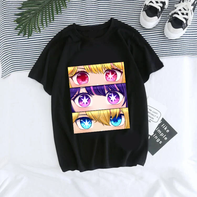 

Anime Oshi No Ko T Shirt Women Ai Ruby Akane Aquamarine Hoshino Tshirt Female Harajuku Ullzang Unisex 2023 Summer Clothes Tops