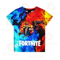 تي شيرت Battle Royale Fortnite Victory ثلاثي الأبعاد 2025 تصميم جديد للأطفال ملابس علوية للبنات والأولاد ملابس هاراجوكو تي شيرت هيرو للأطفال 2