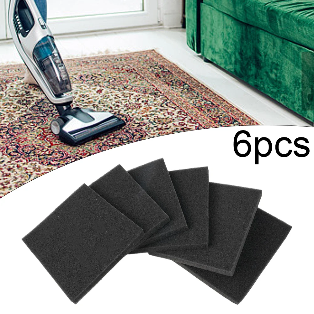 

6 Pcs Sponge Filters For Household Vacuum Cleaner FC8140 FC8142 FC8144 FC8148 Household Sweeper Cleaning Cotton Filter Fittings